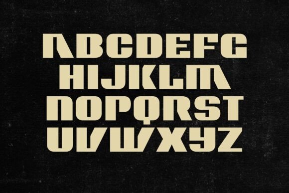 Static Surge Font preview 2