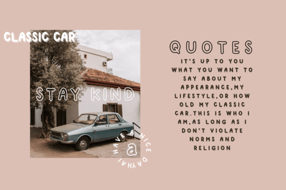 Stay Kind Font preview 2