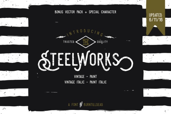 Steelworks Font Steelworks Font