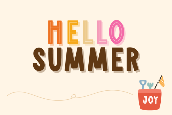 Beach Vibes Font preview 4