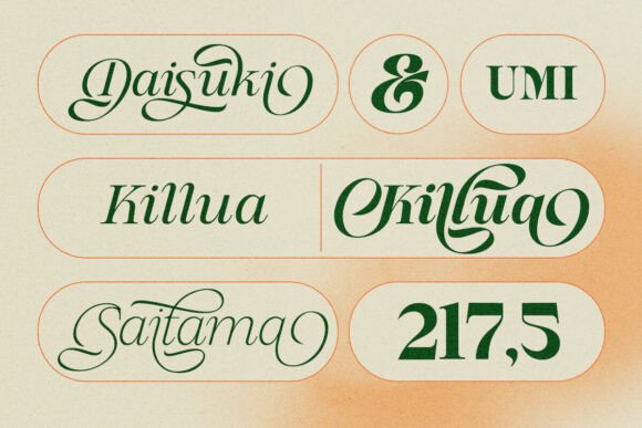 Stella Aesta Font preview 2