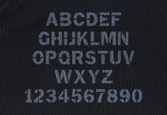 Stencil Solid Font preview 3