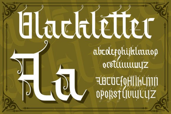 Alitun Incanor Font preview 4