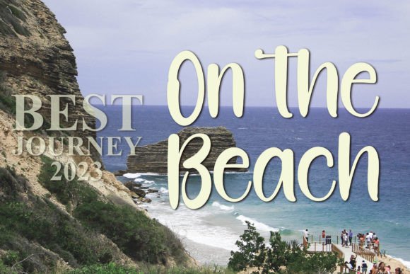Beach Vintage Font preview 3