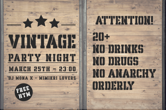 Stencil Urban Font preview 3