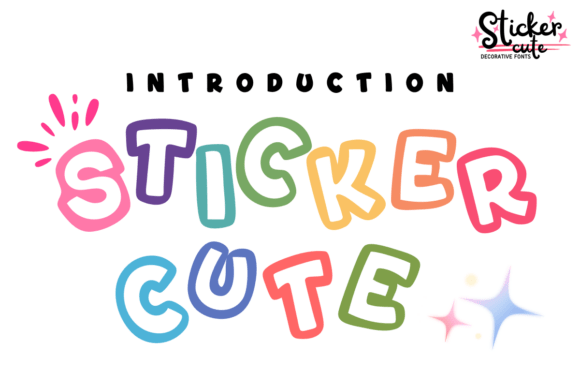Sticker Cute Font