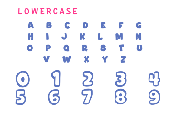 Sticker Cute Font preview 3