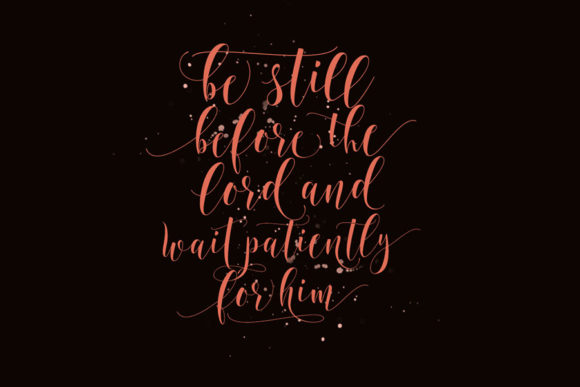 Still Shine Font preview 2