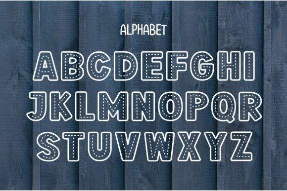 Stitch Font preview 3