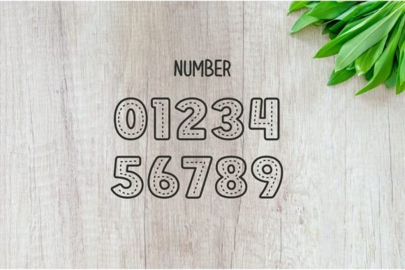 Stitch Font preview 5