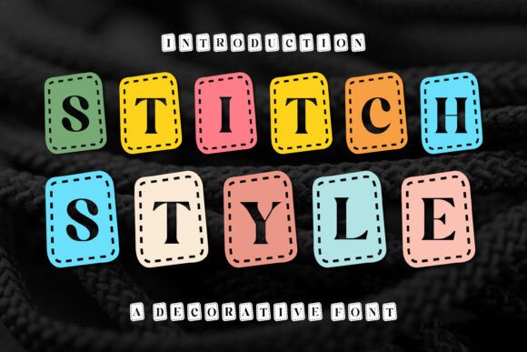 Stitch Style Font