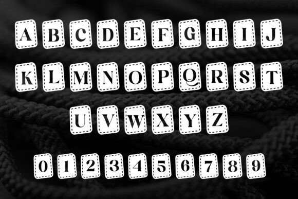 Stitch Style Font preview 3