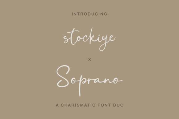 Stockiye X Soprano Font preview 2