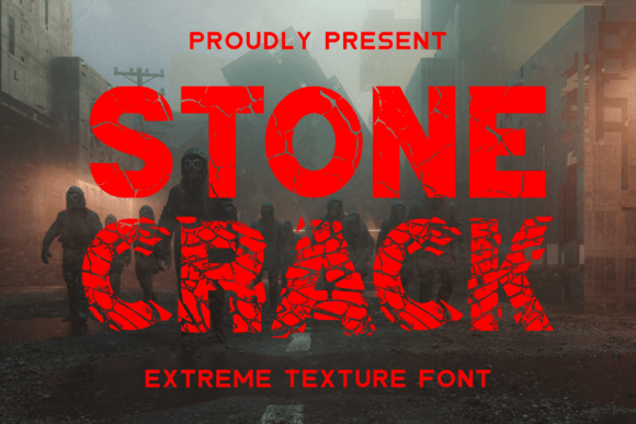 Stone Crack Font