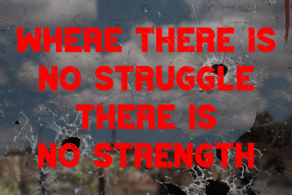 Stone Crack Font preview 3