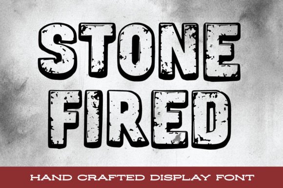 Stone Fired Font preview 2