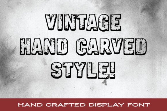 Stone Fired Font preview 3