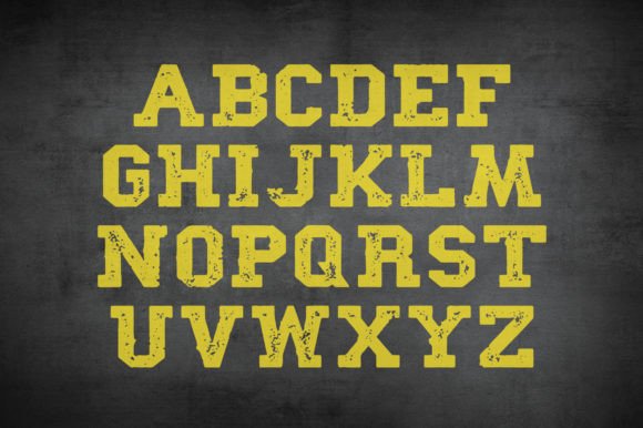 Cell Block B Font preview 3