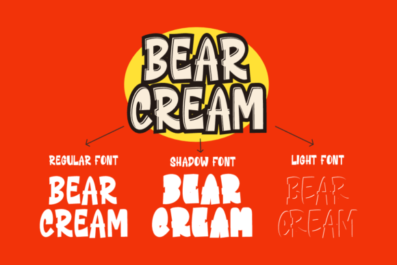 Bear Cream Font preview 4
