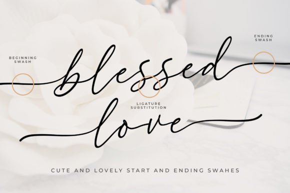 Blessed Love Font preview 2