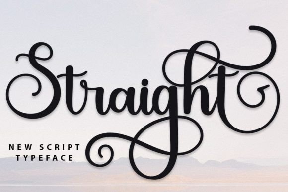 Straight Font Straight Font