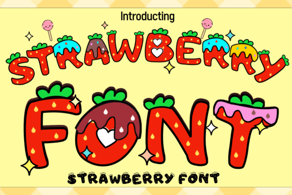 Strawberry Font preview 2