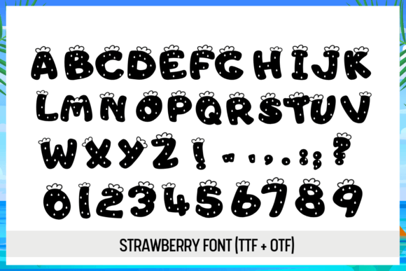 Strawberry Font preview 4
