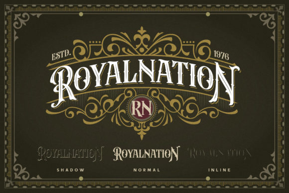 Beardsons Font preview 2