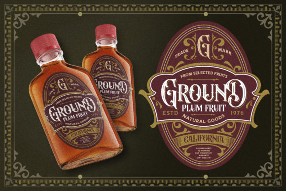 Beardsons Font preview 3