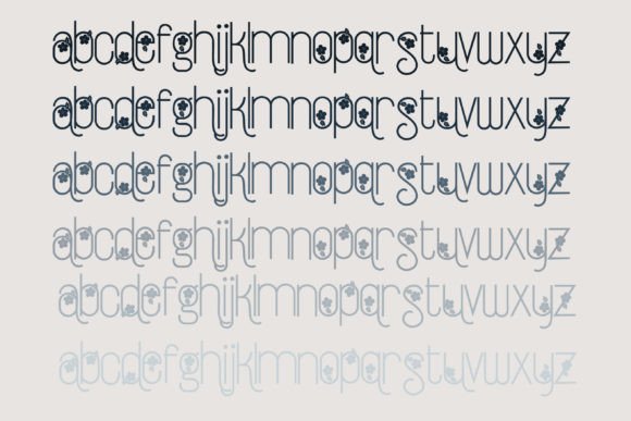 Strawberry Blossoms Font preview 2