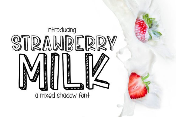 Strawberry Milk Font preview 2