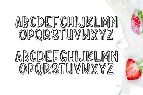 Strawberry Milk Font preview 3