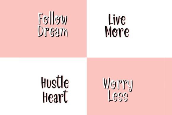 Strawberry Cupcake Font preview 4