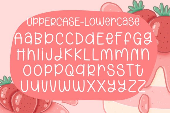 Strawberry Shortcake Font preview 7