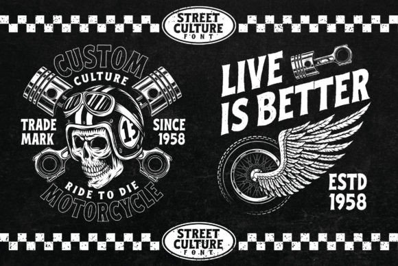 Street Culture Font preview 3