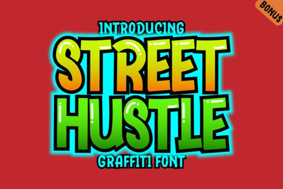 Street Hustle Font Font preview 2