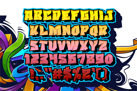 Street Hypes Graffiti Font preview 3