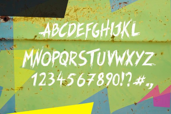 Street Punk Font preview 2