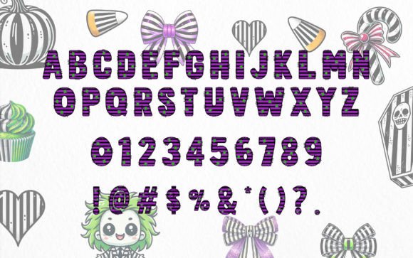 Striped Army Font preview 2