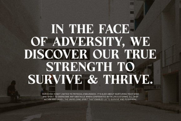 Strong Font preview 2