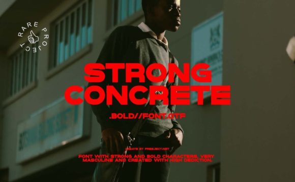 Strong Concrete Font Strong Concrete Font