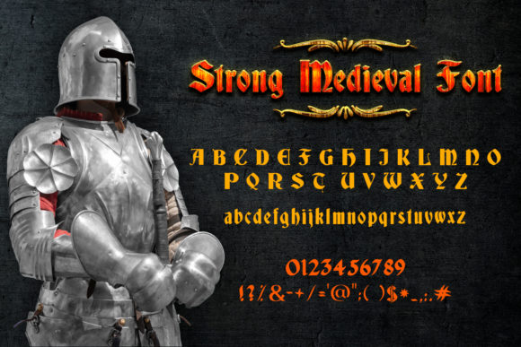 Strong Medieval Font Strong Medieval Font