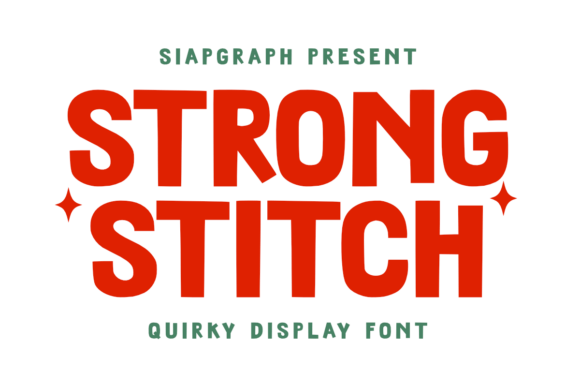 Strong Stitch Font Strong Stitch Font
