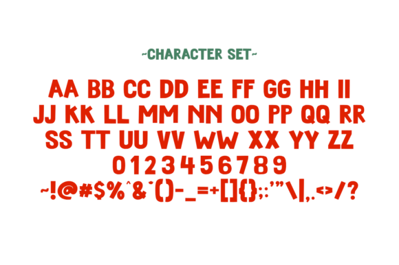 Strong Stitch Font preview 2