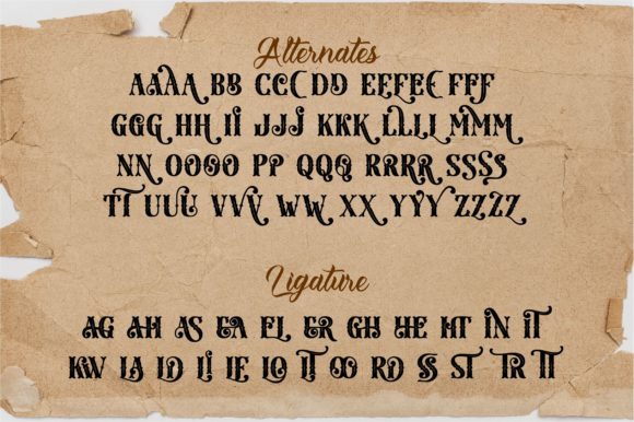 Strong Witches Font preview 4