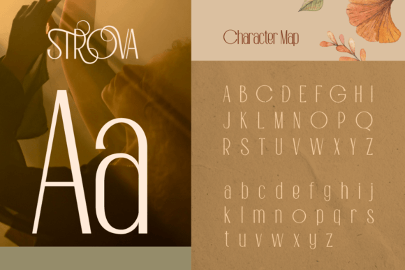 Strova Font preview 2