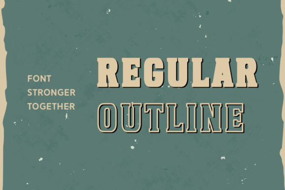 Stronger Together Font preview 2