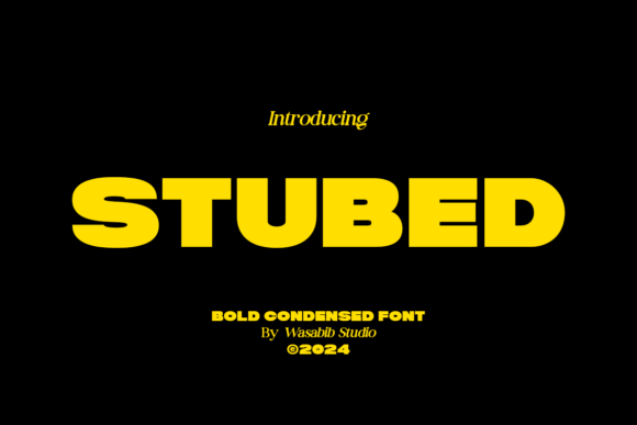 Stubed Font Stubed Font