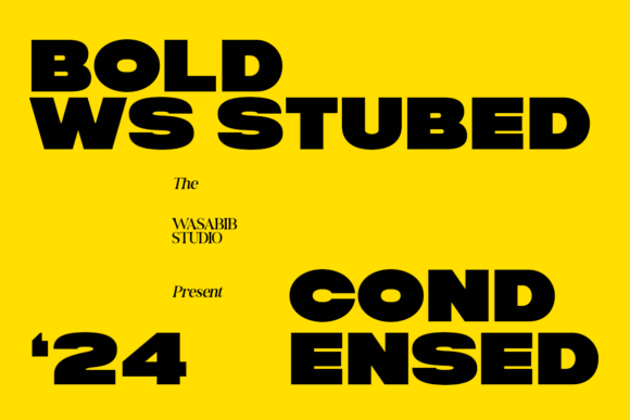 Stubed Font preview 3