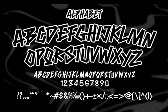 Stuckers Font preview 3